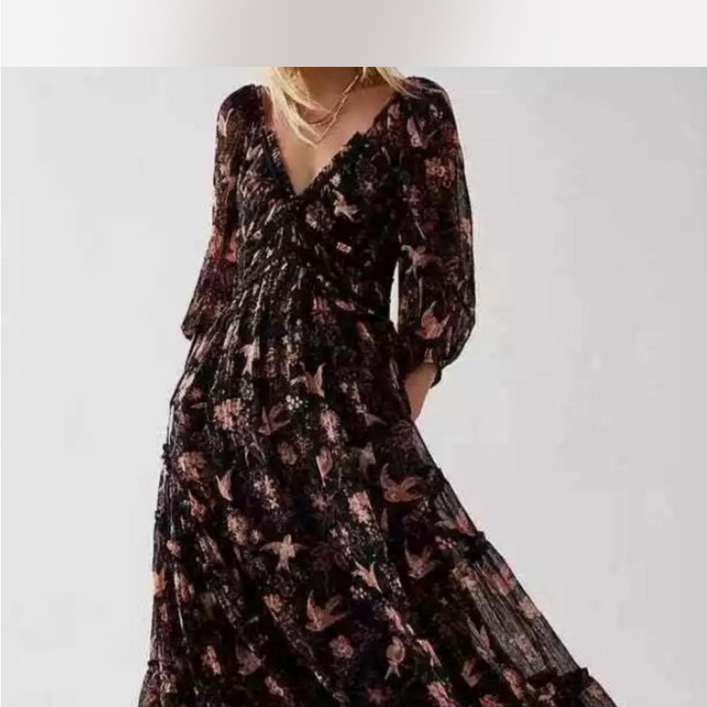 Free people maxi corset dress
